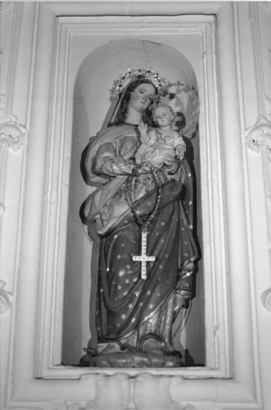Madonna del Rosario (statua) - bottega Italia settentrionale (fine/inizio secc. XIX/ XX)