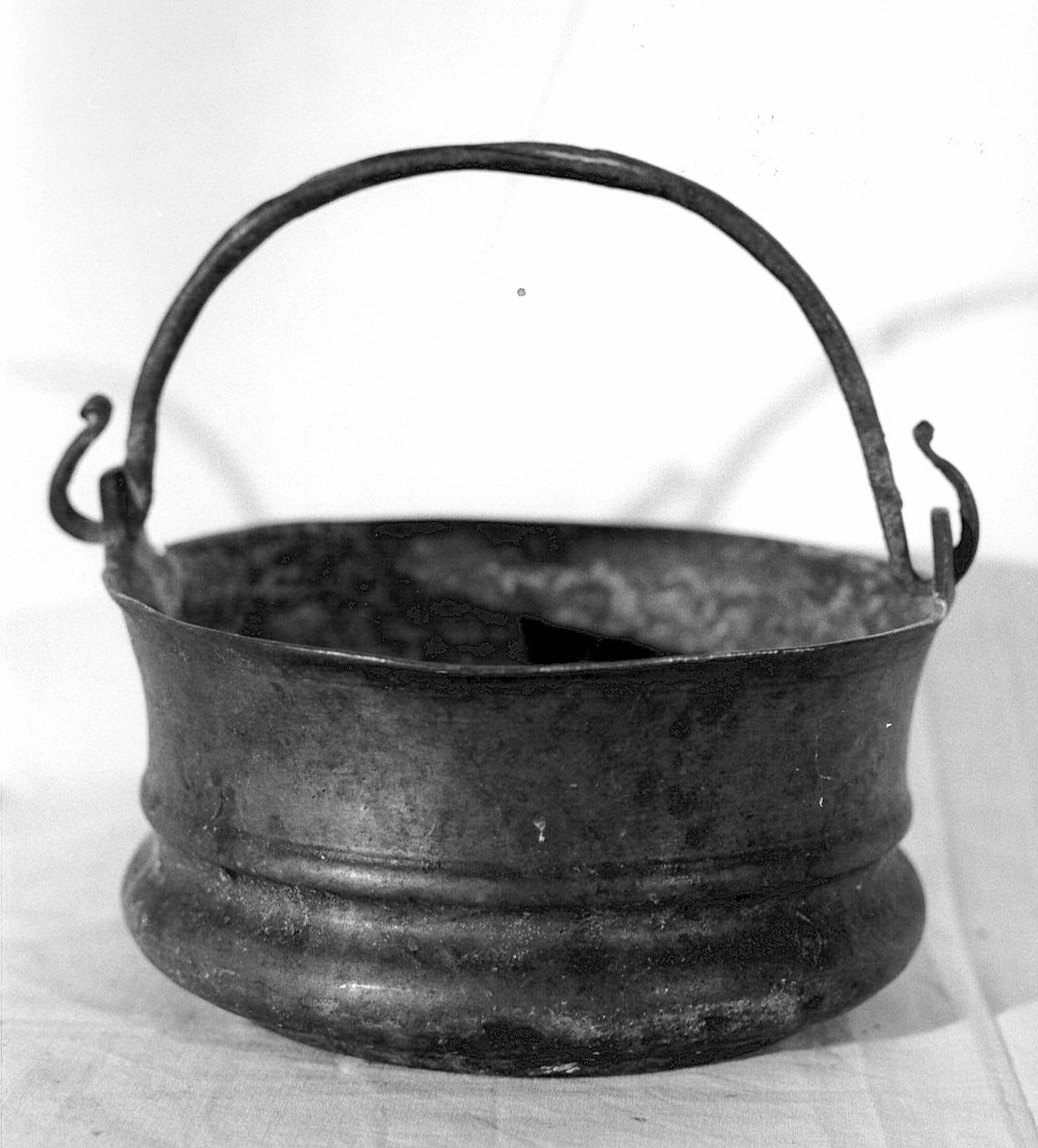 secchiello per l'acqua benedetta - bottega pavese (sec. XIX)