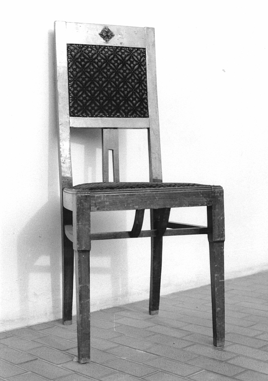 sedia, serie - bottega lombarda (prima metà sec. XX)
