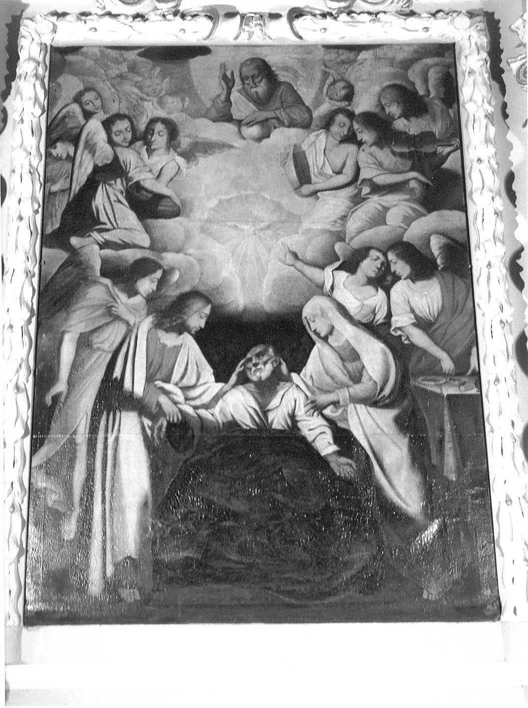 morte di San Giuseppe (dipinto, opera isolata) - ambito lombardo (sec. XVII)