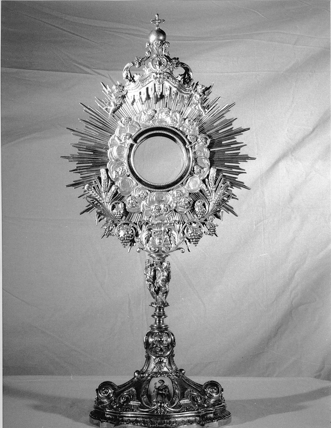 ostensorio, opera isolata - bottega lombarda (primo quarto sec. XX)