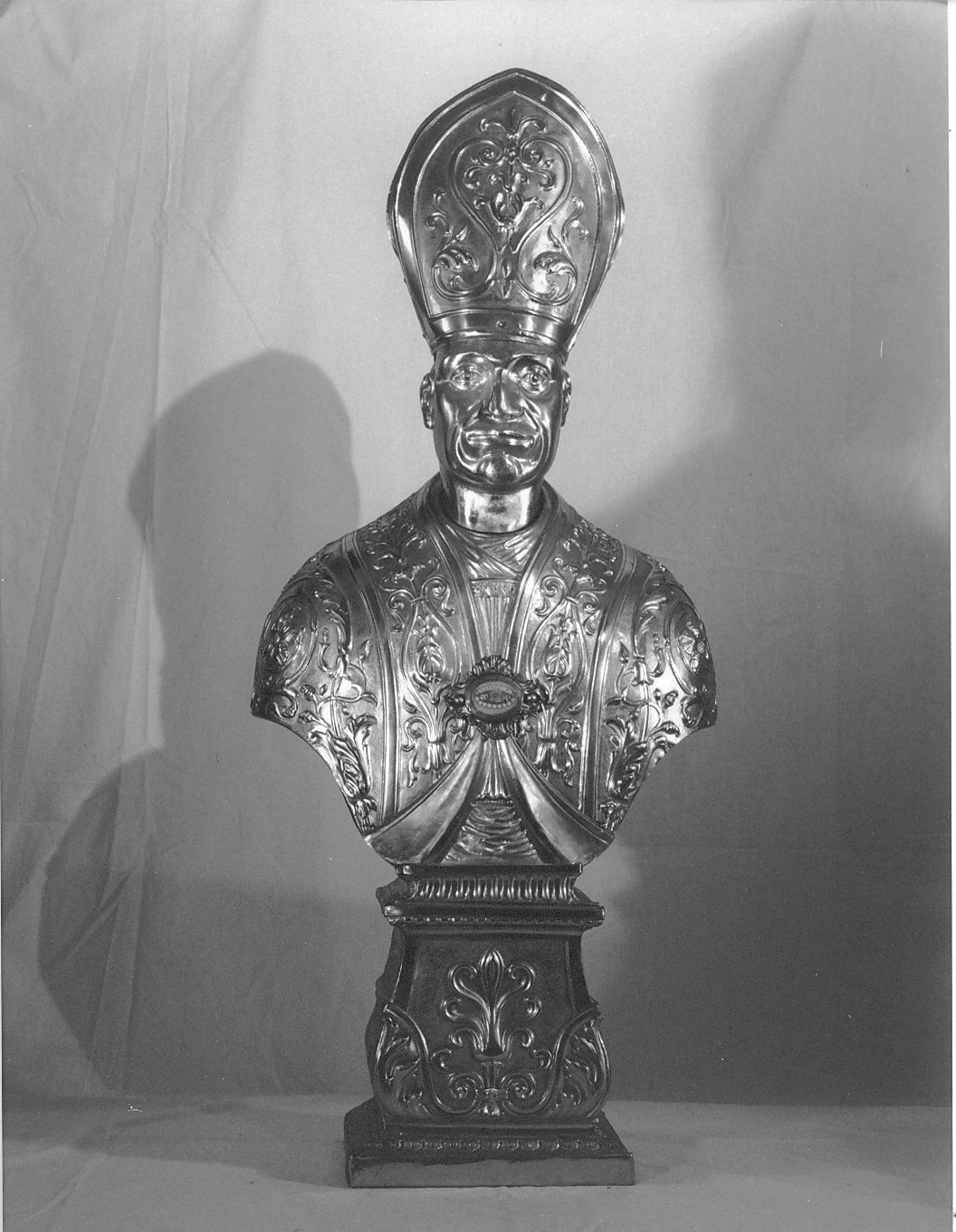 reliquiario - a busto, opera isolata - bottega dell'Italia settentrionale (ultimo quarto sec. XIX)