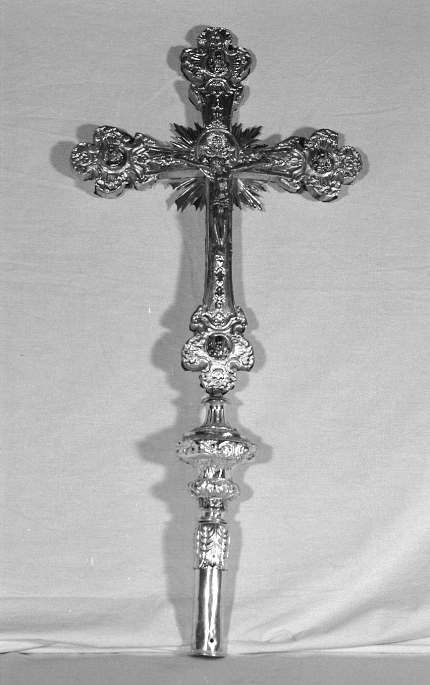 croce astile - bottega lombarda (seconda metà sec. XIX)