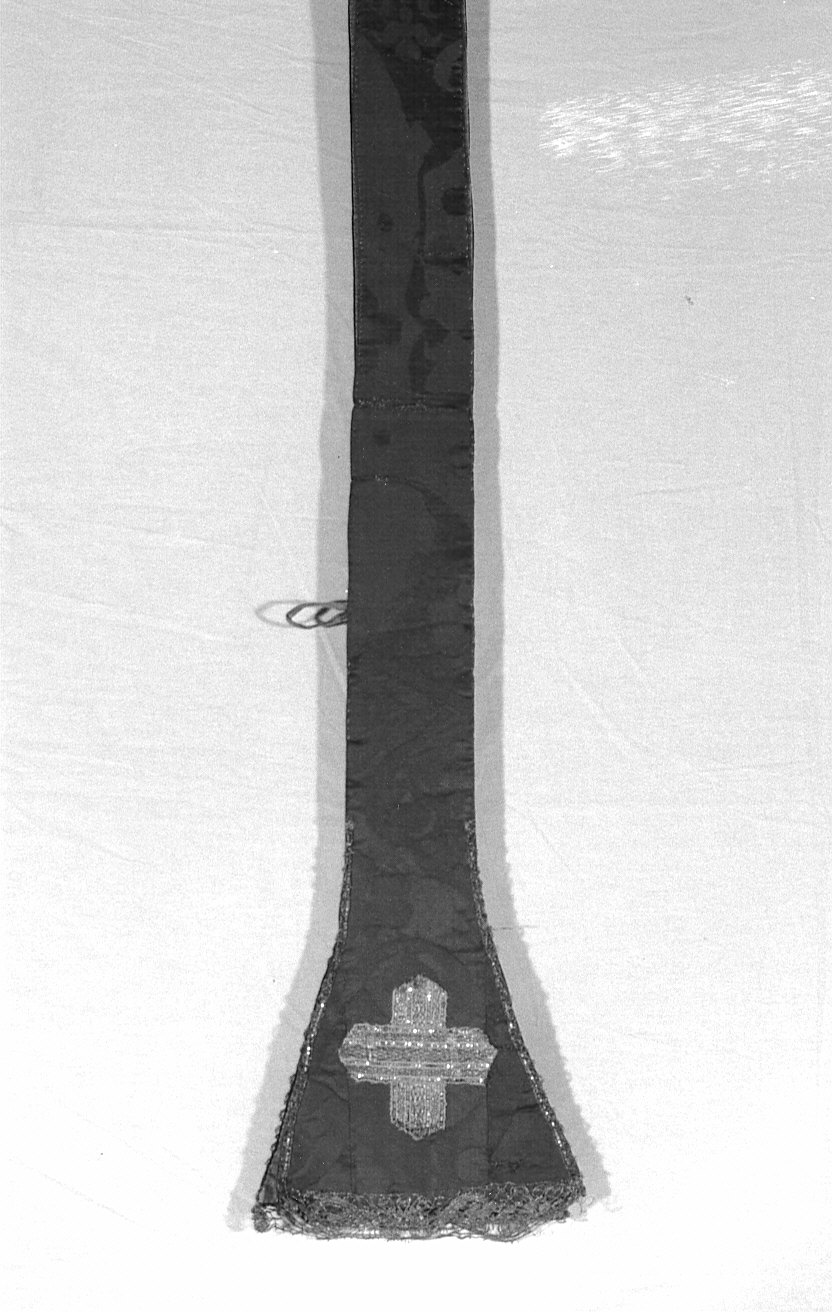 stola - pastorale, elemento d'insieme - manifattura italiana (sec. XVII)