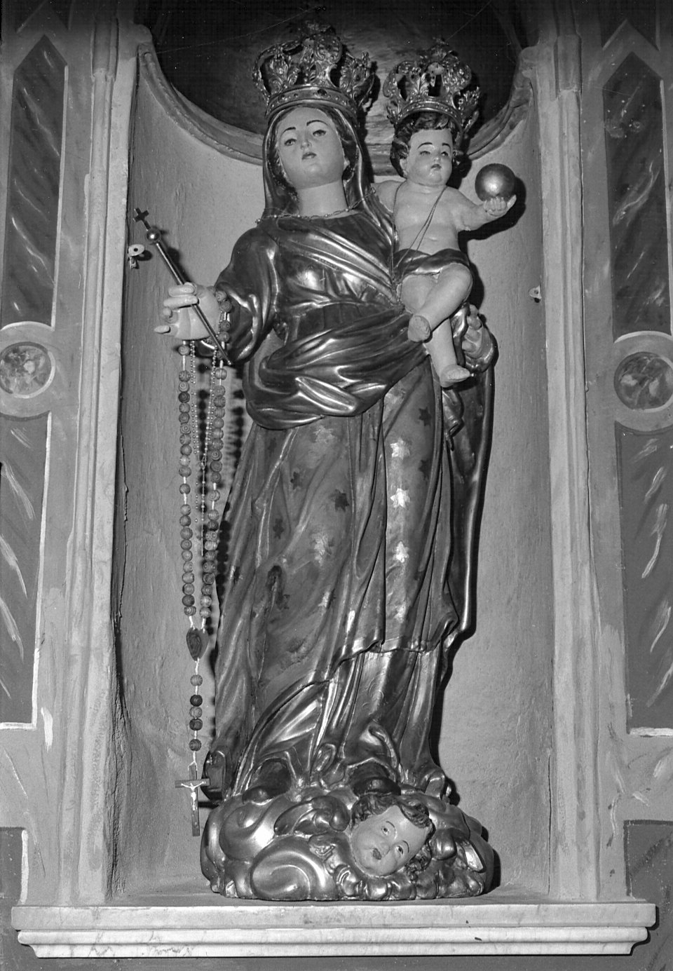 Madonna del Rosario (statua) - bottega pavese (fine/inizio secc. XVIII/ XIX)