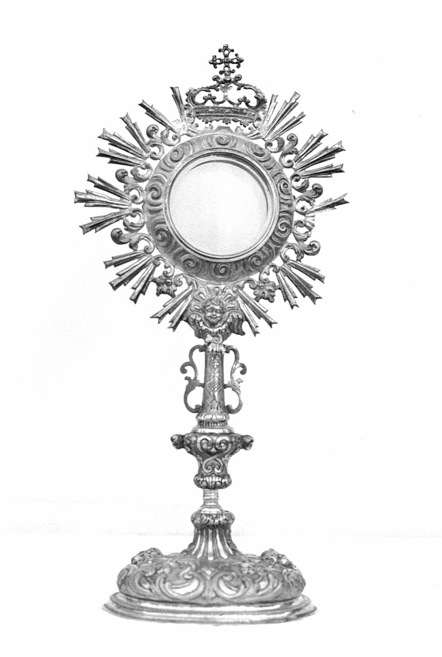 ostensorio - bottega lombarda (metà sec. XVIII)