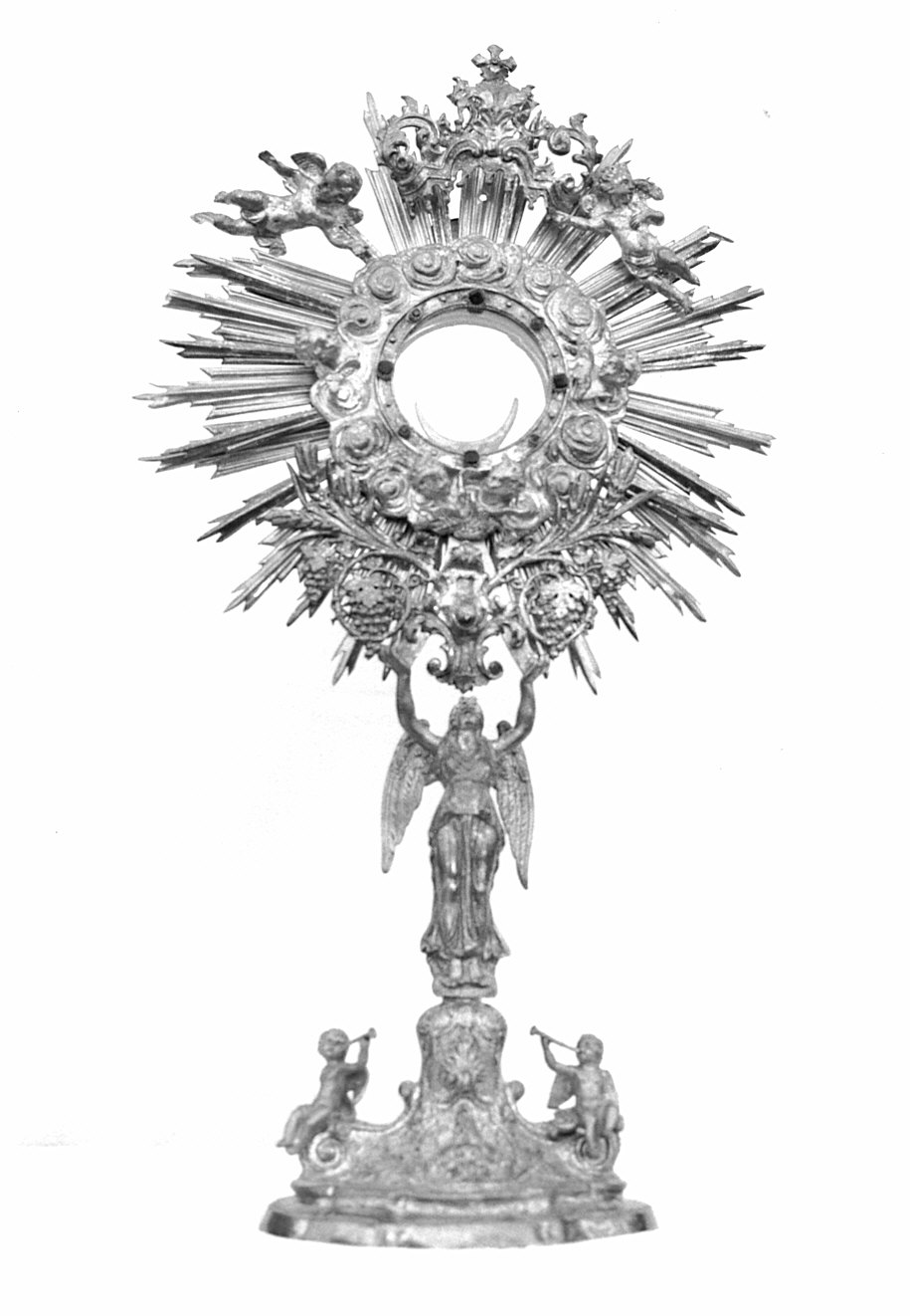 ostensorio - bottega lombarda (fine/inizio secc. XIX/ XX)