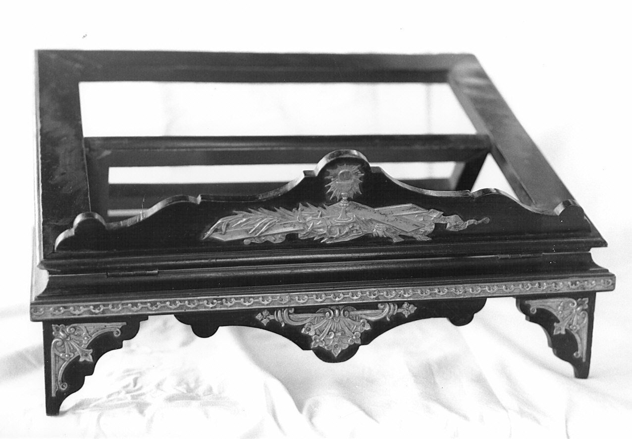 leggio d'altare-espositorio - bottega pavese (fine/inizio secc. XIX/ XX)