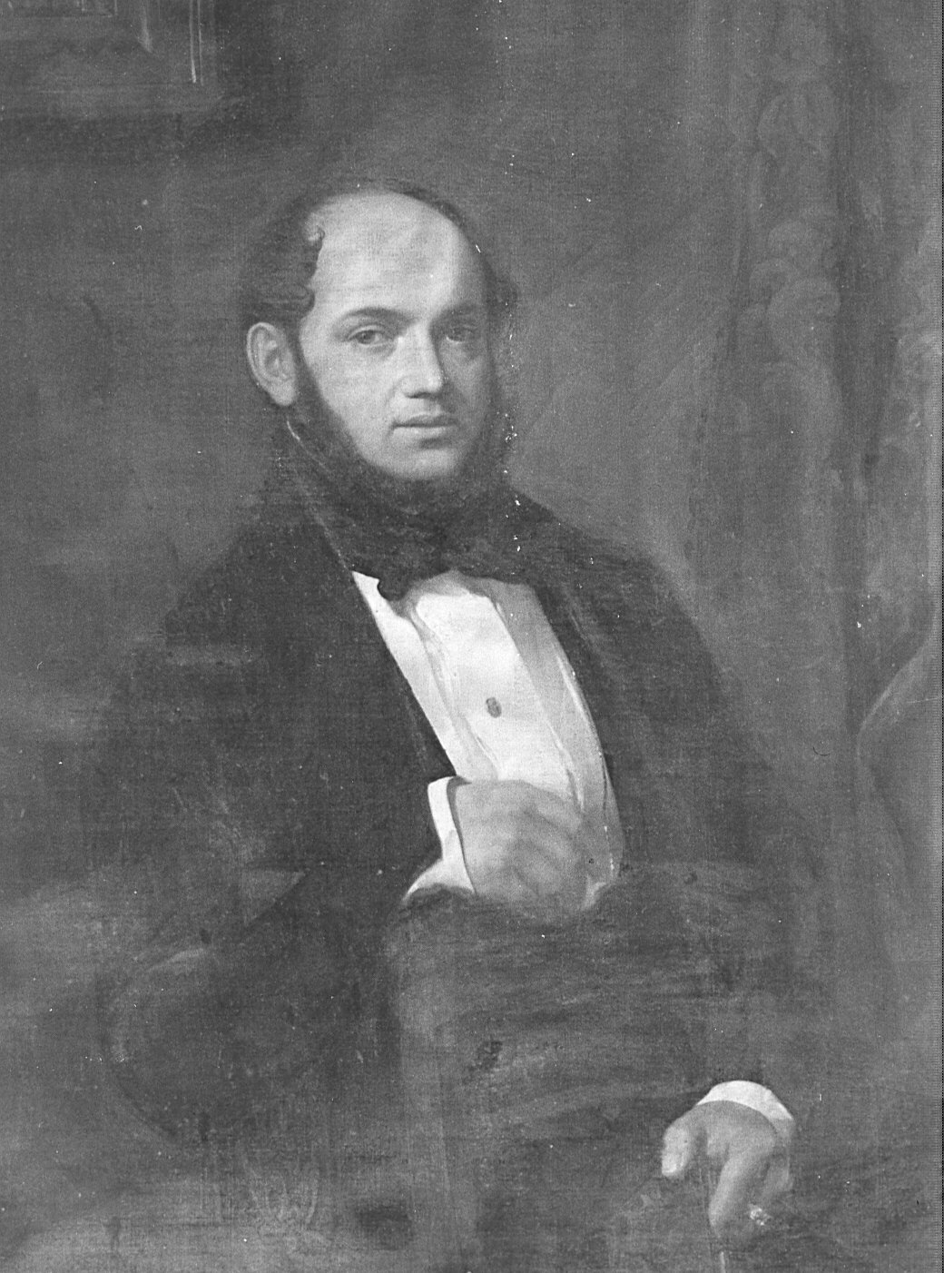 ritratto d'uomo (dipinto) - ambito lombardo (sec. XIX)