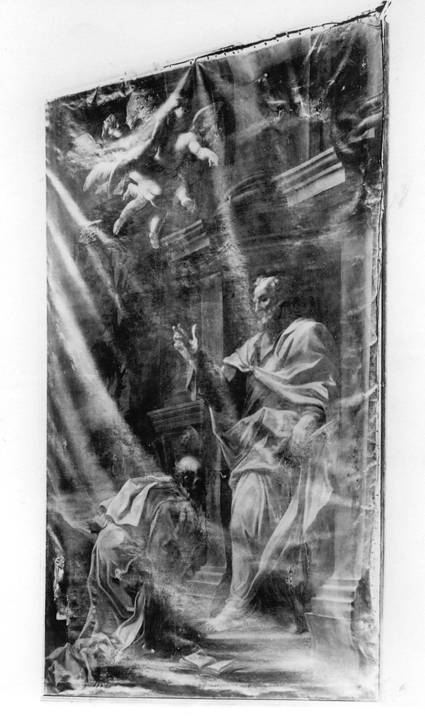 San Marco catechizzato da San Pietro (dipinto, opera isolata) - ambito emiliano (sec. XVIII)