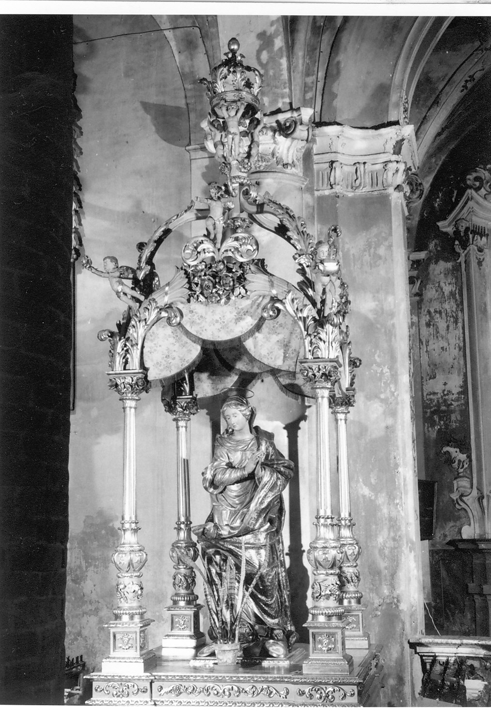 baldacchino, opera isolata di Bianchi Luigi, Moro Giovanni (fine/inizio secc. XIX/ XX)