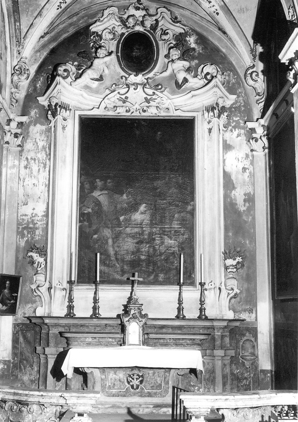 altare, opera isolata - bottega italiana (seconda metà sec. XVIII)