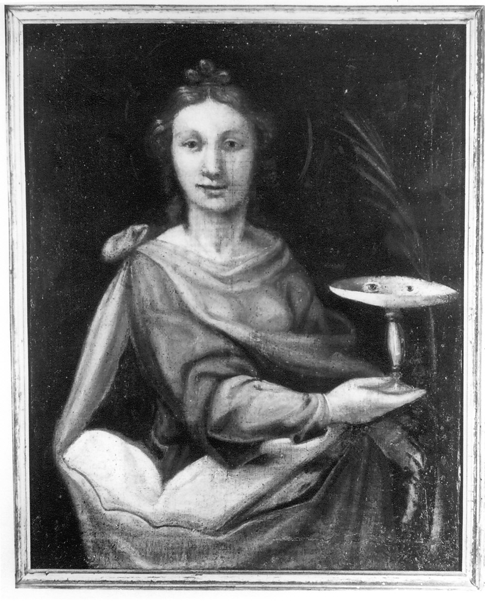 Santa Lucia (dipinto, opera isolata) - ambito lombardo (sec. XVI)