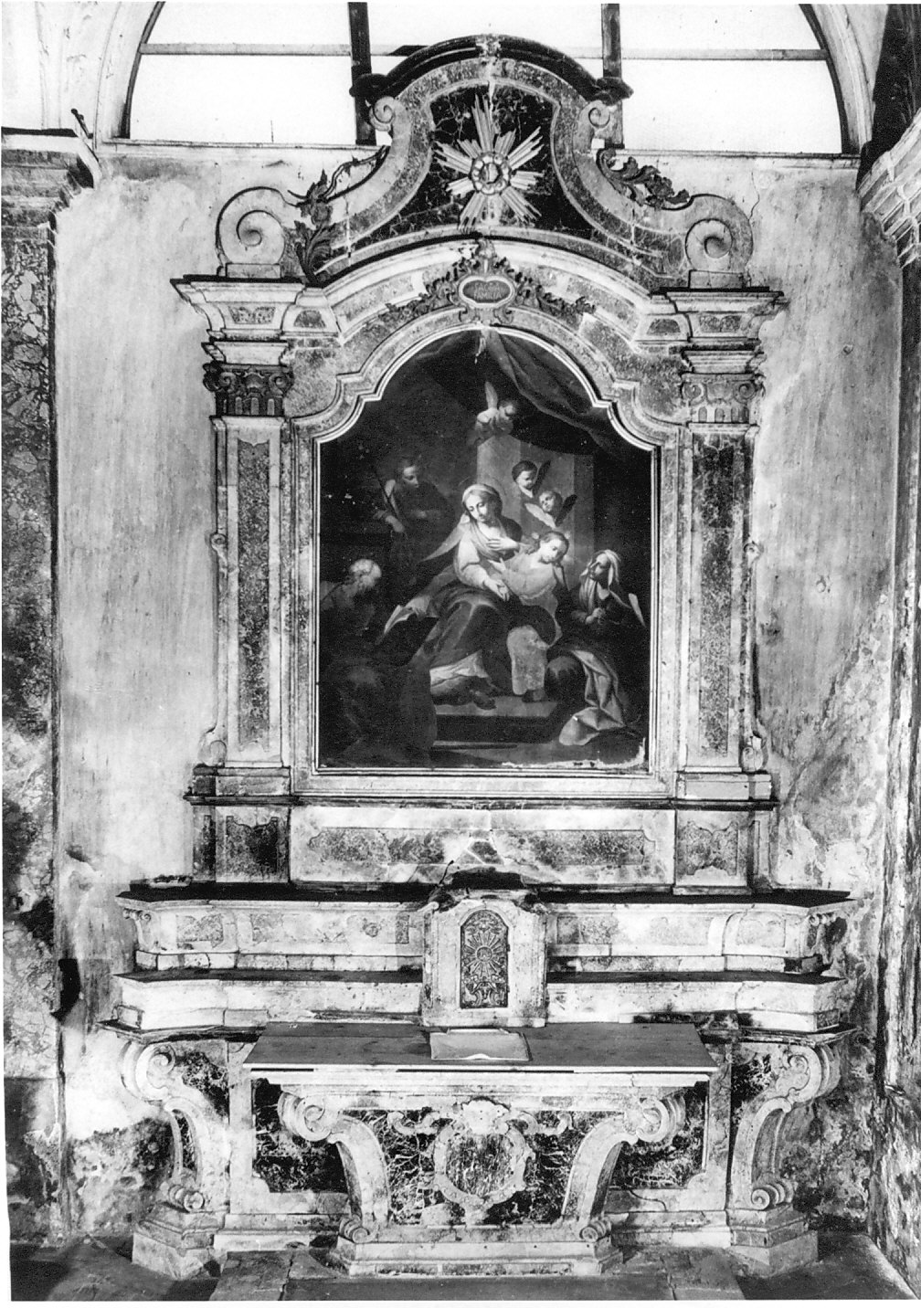 altare, complesso decorativo - bottega lombarda (seconda metà sec. XVIII)