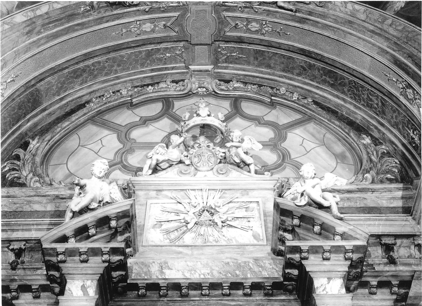 decorazione plastica, complesso decorativo - bottega italiana (metà sec. XVIII)