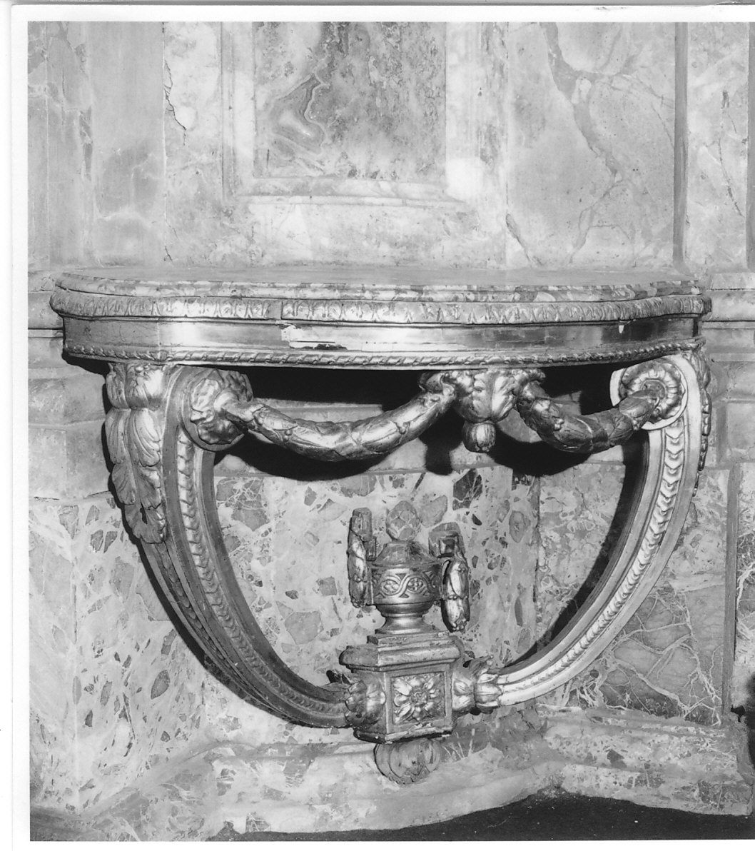 mensola, coppia - bottega lombarda (fine/inizio secc. XVIII/ XIX)