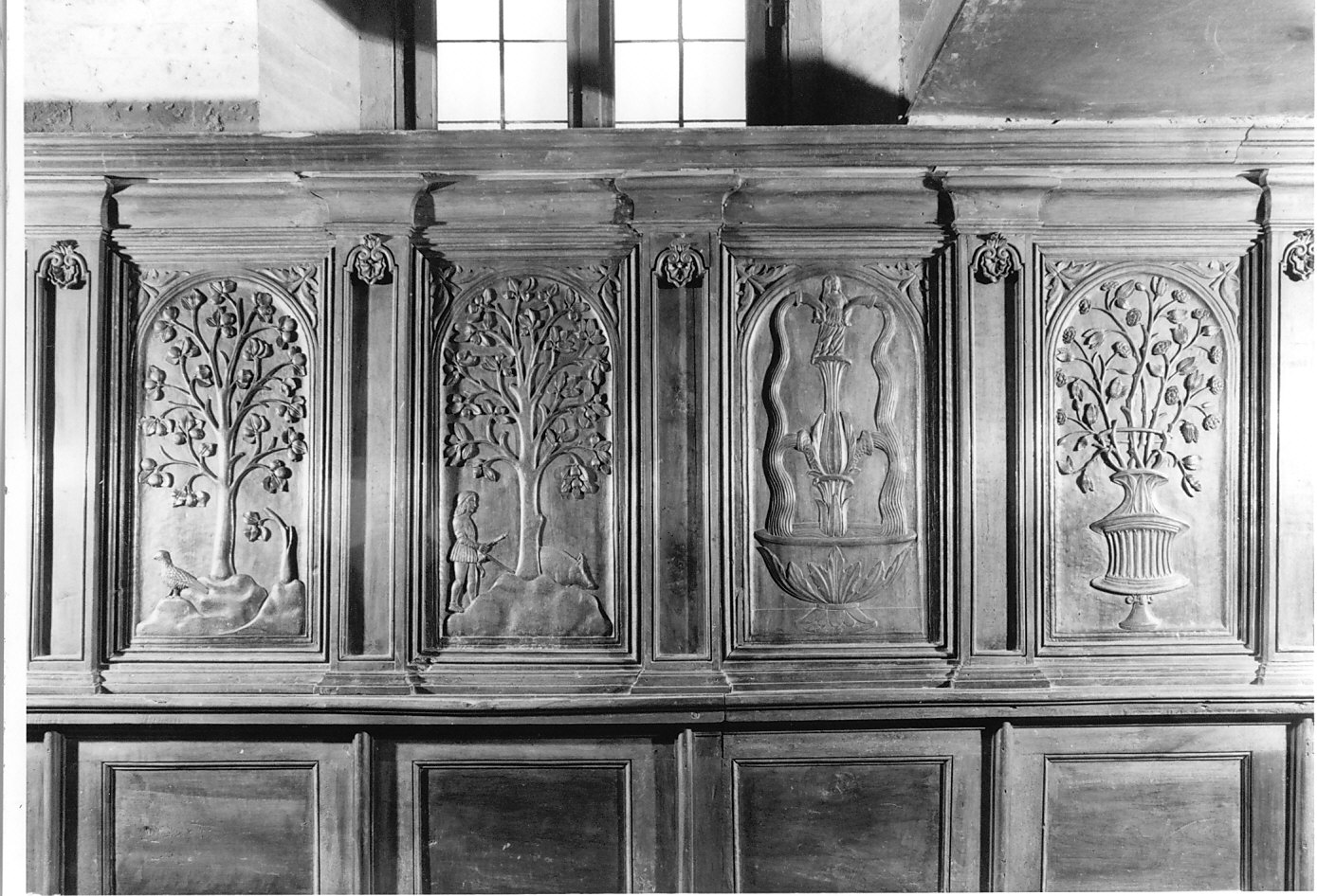 stalli del coro, serie di Donati Giovanni Ambrogio, Donati Giovanni Pietro (ultimo quarto sec. XV)