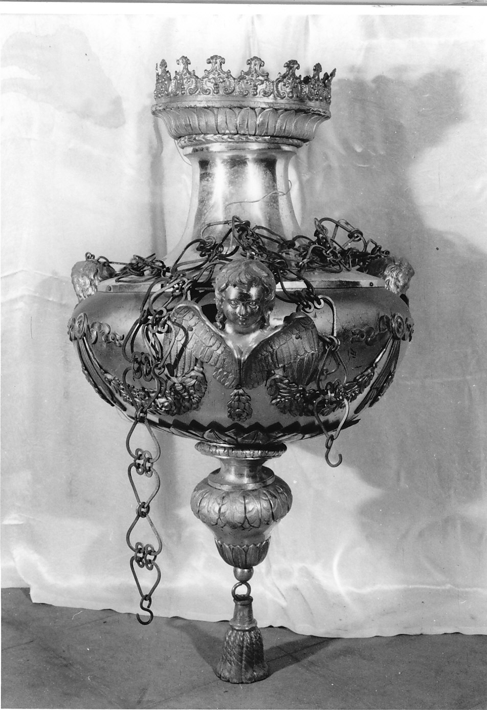 lampada, serie - bottega italiana (fine/inizio secc. XIX/ XX)