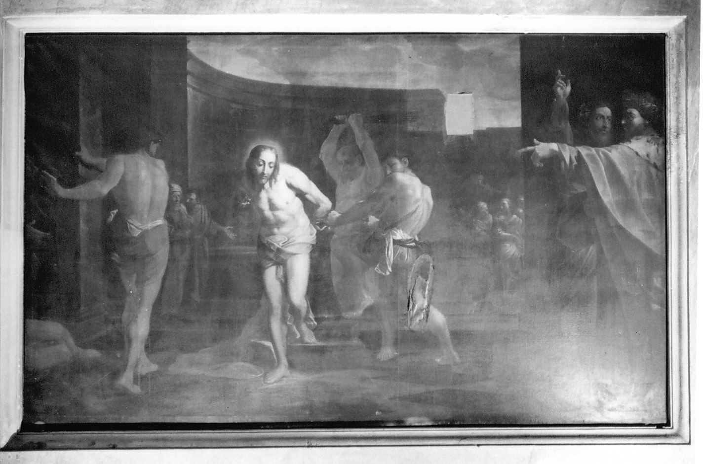 flagellazione di Cristo (dipinto, opera isolata) di Sorbi Giovanni (attribuito) (fine sec. XVII)