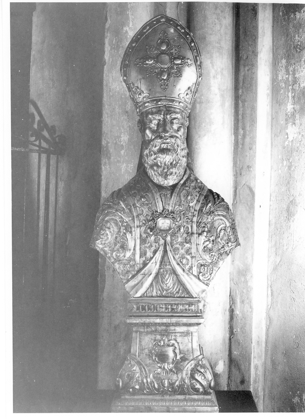 reliquiario - a busto, serie - bottega italiana (sec. XVIII)