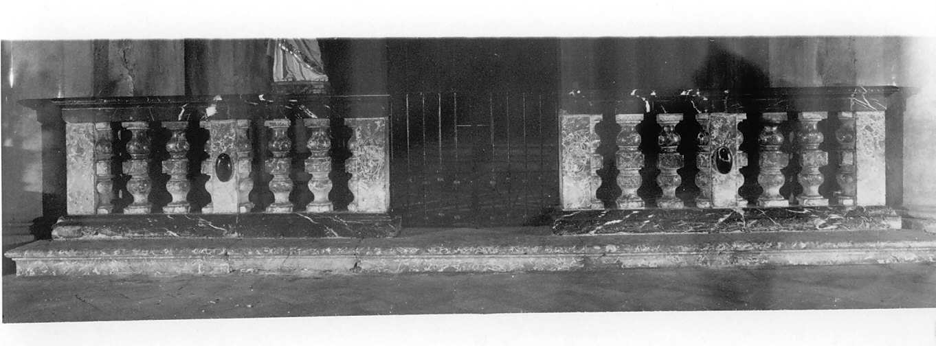 balaustrata, opera isolata - bottega italiana (sec. XVIII)