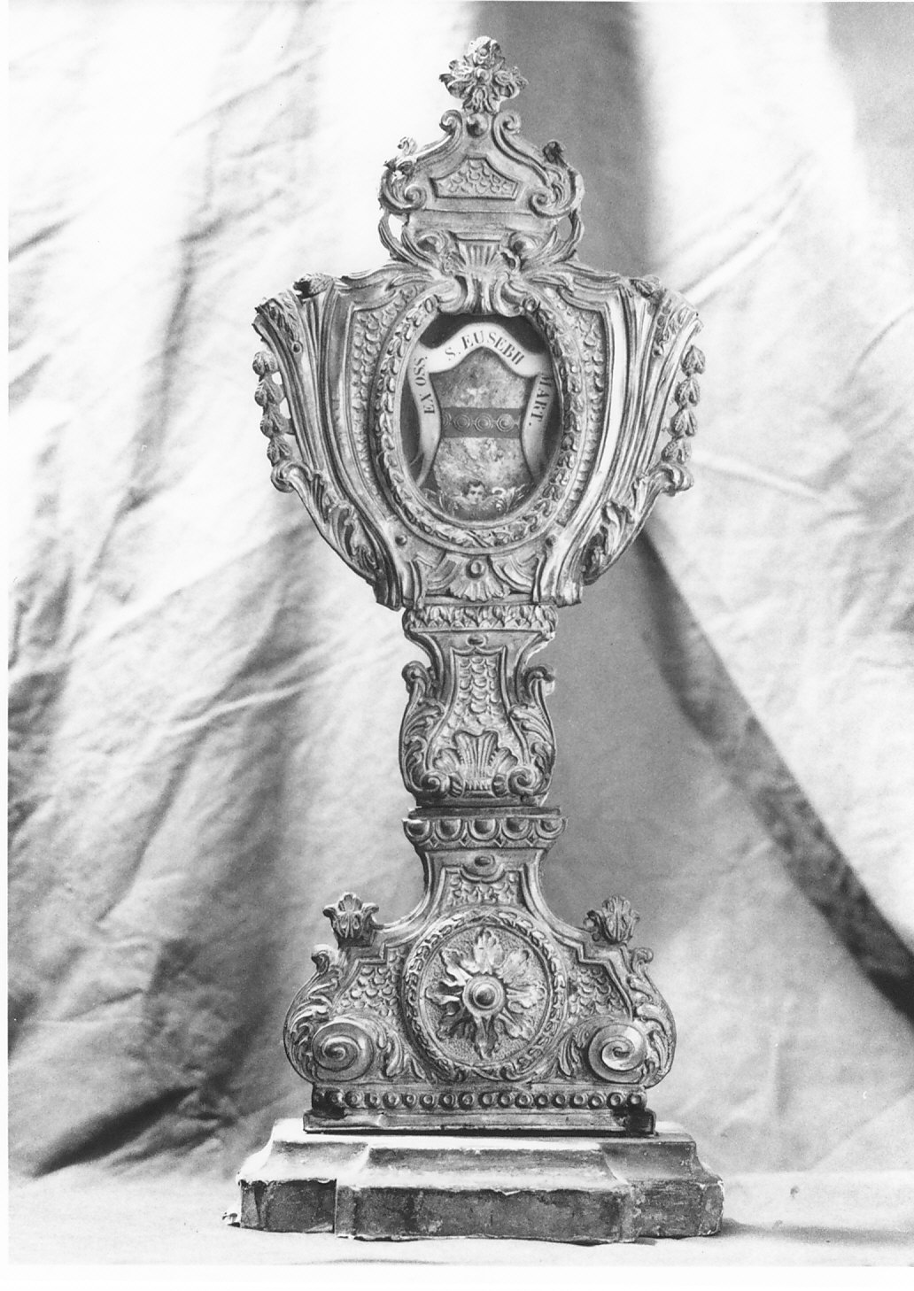 reliquiario - a ostensorio, serie - bottega italiana (sec. XVIII)