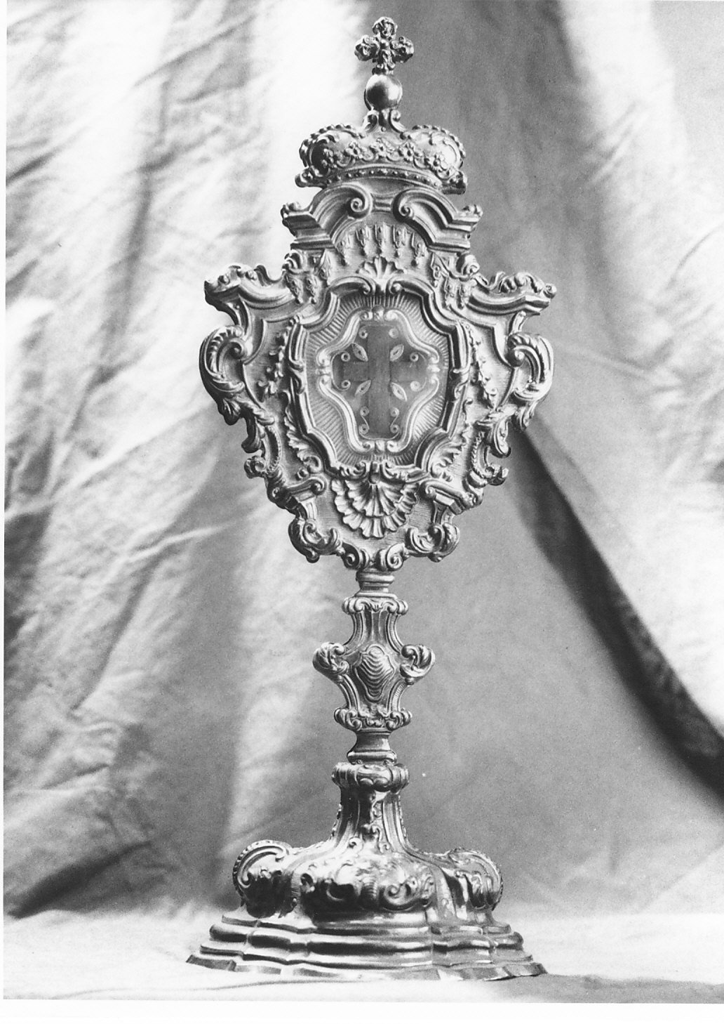 reliquiario - a ostensorio, opera isolata - bottega italiana (sec. XVIII)