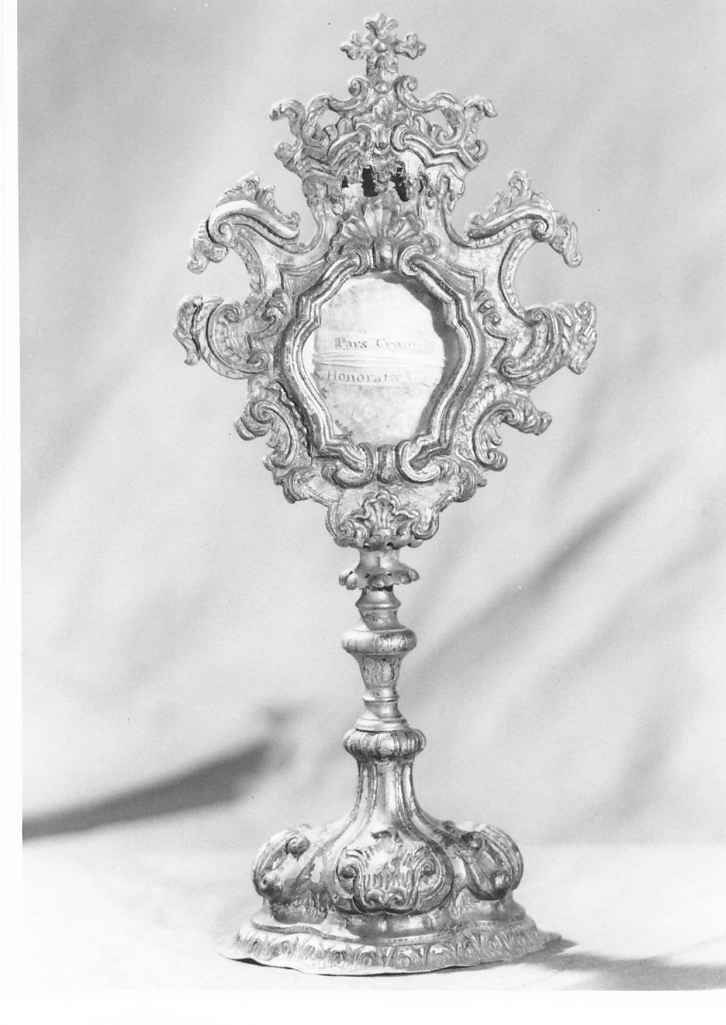 reliquiario - a ostensorio, opera isolata - bottega italiana (inizio sec. XVIII)