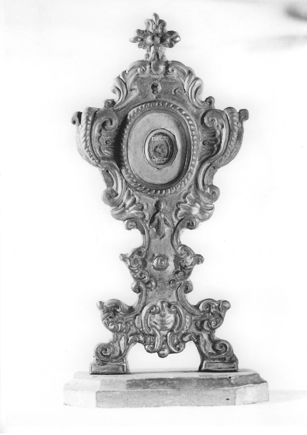 reliquiario - a ostensorio, opera isolata - bottega italiana (inizio sec. XVIII)