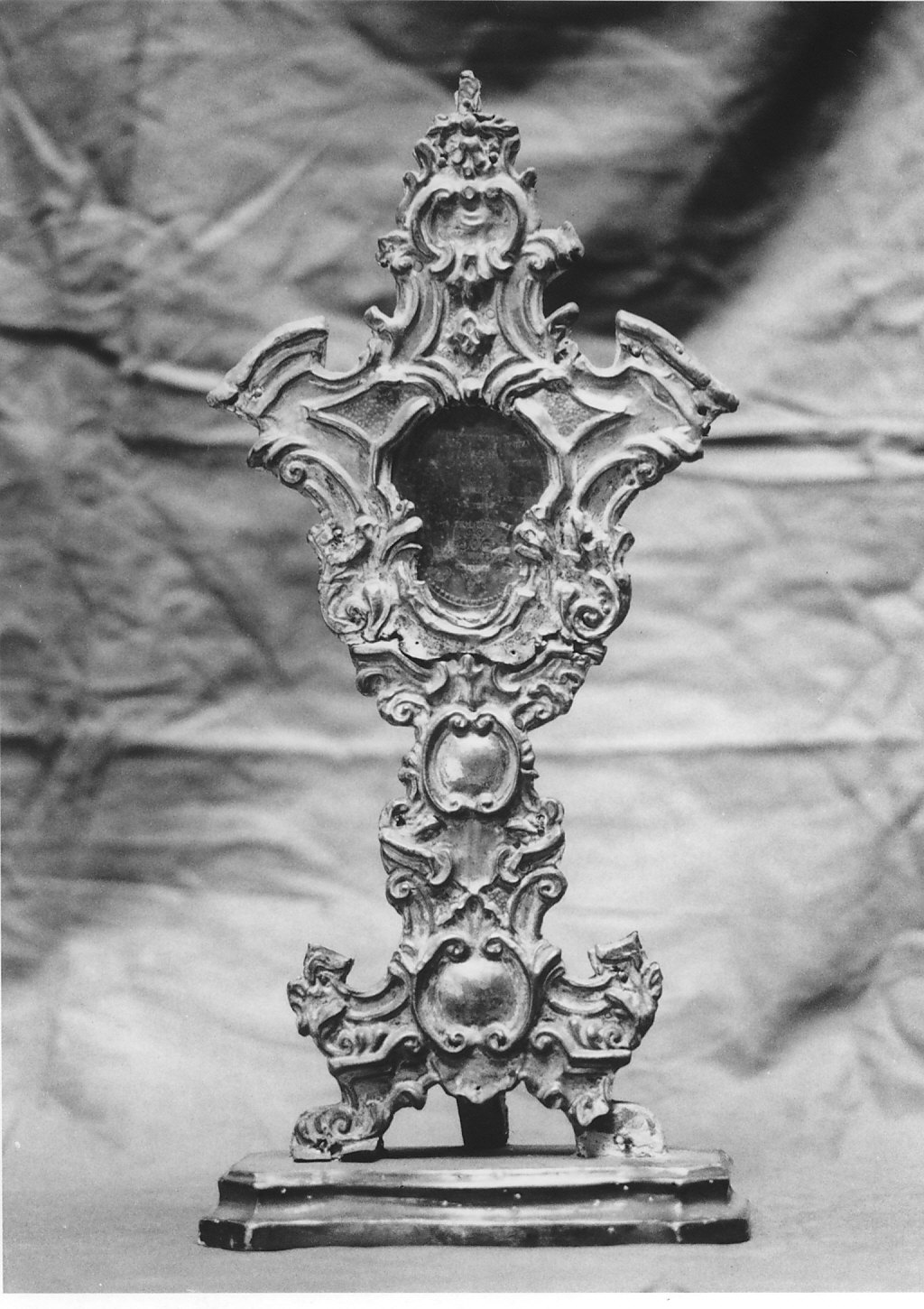 reliquiario - a ostensorio, opera isolata - bottega italiana (fine/inizio secc. XVII/ XVIII)