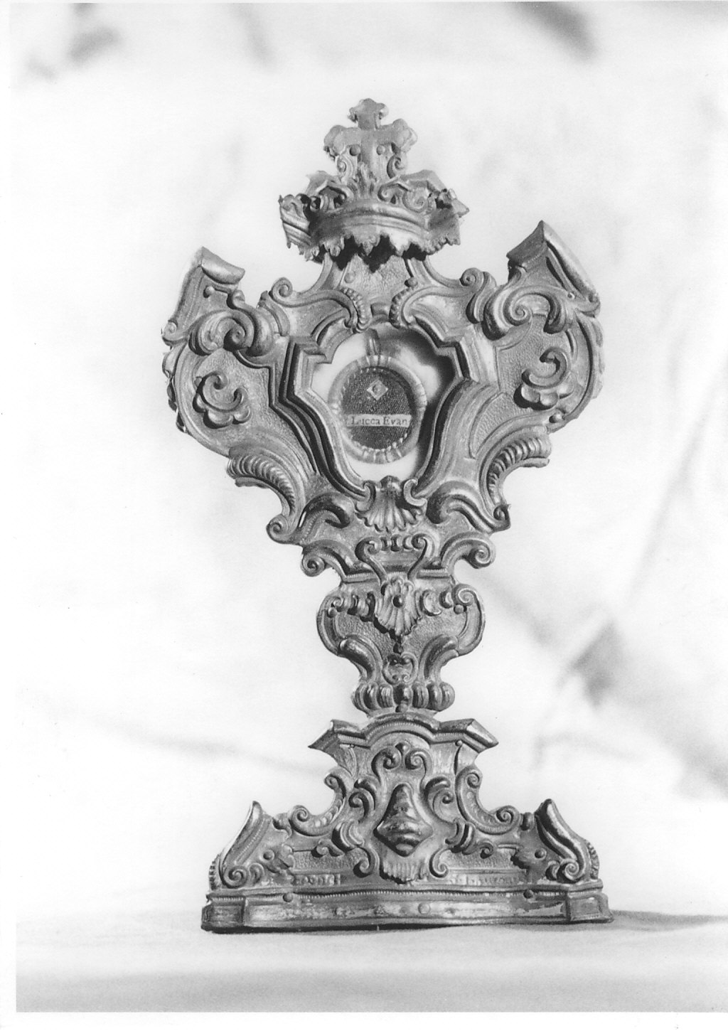 reliquiario - a ostensorio, opera isolata - bottega italiana (inizio sec. XVIII)