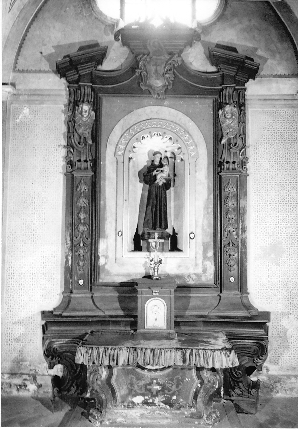 altare, complesso decorativo - bottega lombarda (fine/inizio secc. XVII/ XVIII)