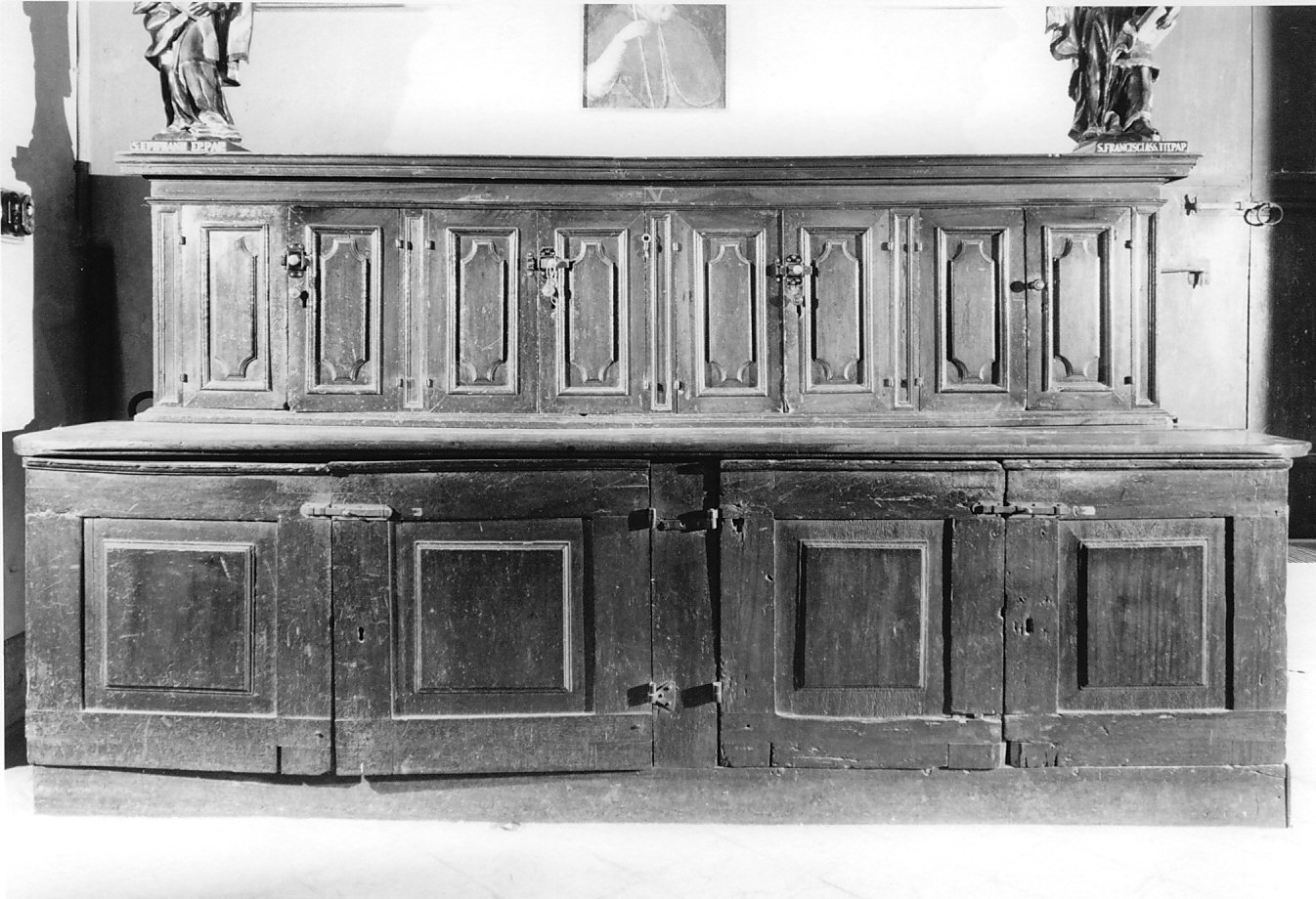 paratoio, opera isolata - bottega italiana (sec. XVII, sec. XIX)