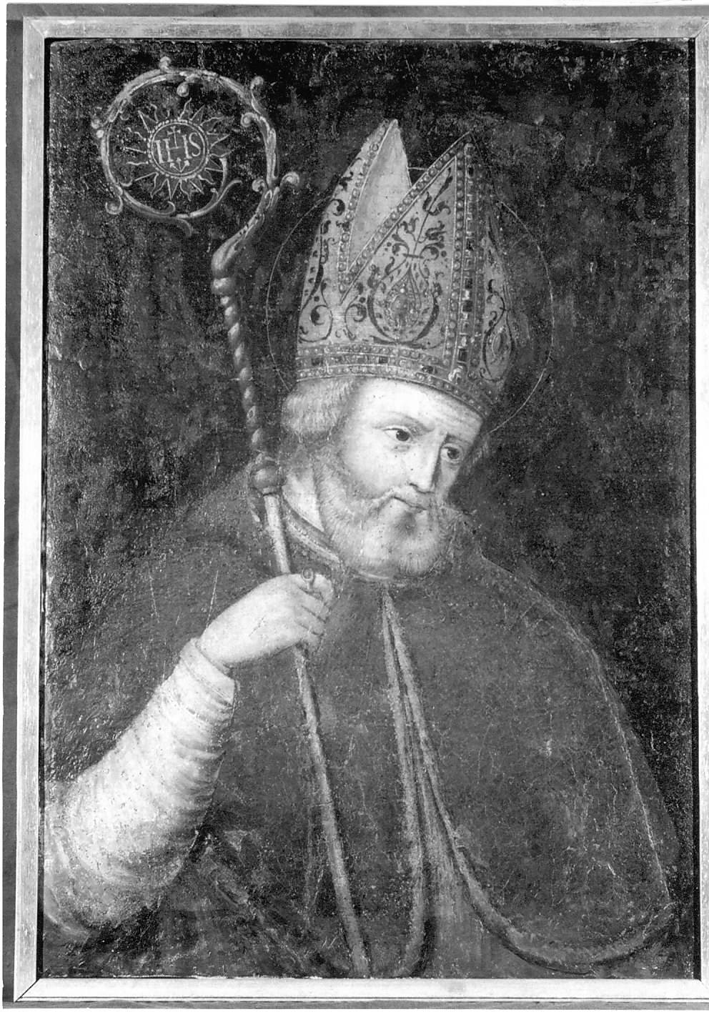 Santo vescovo (dipinto, opera isolata) - ambito italiano (sec. XVI)