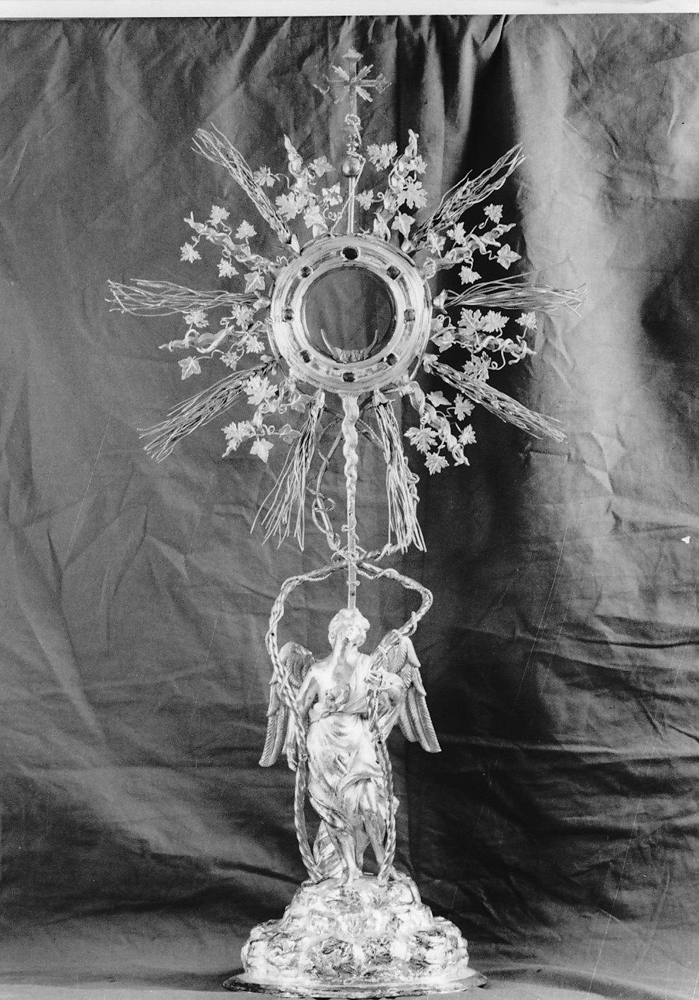 ostensorio, opera isolata - bottega lombarda (sec. XVIII)