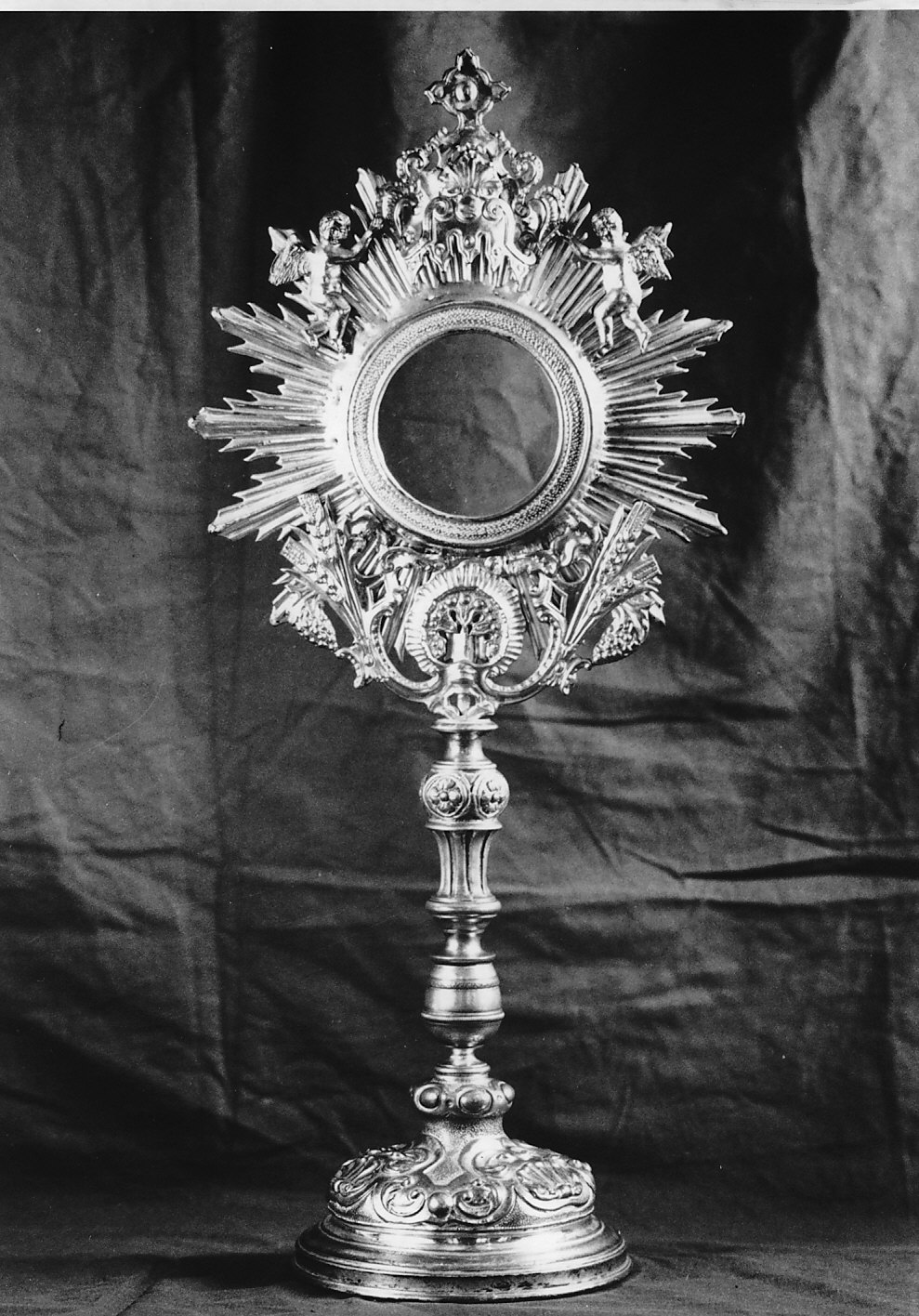 ostensorio, opera isolata - bottega lombarda (inizio sec. XIX)