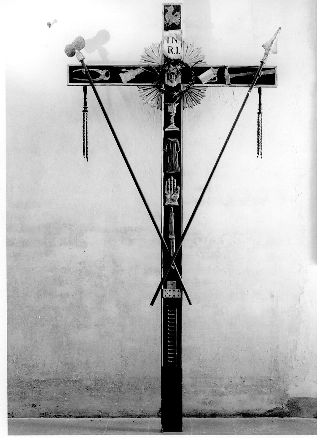 croce processionale, opera isolata - bottega italiana (sec. XIX)