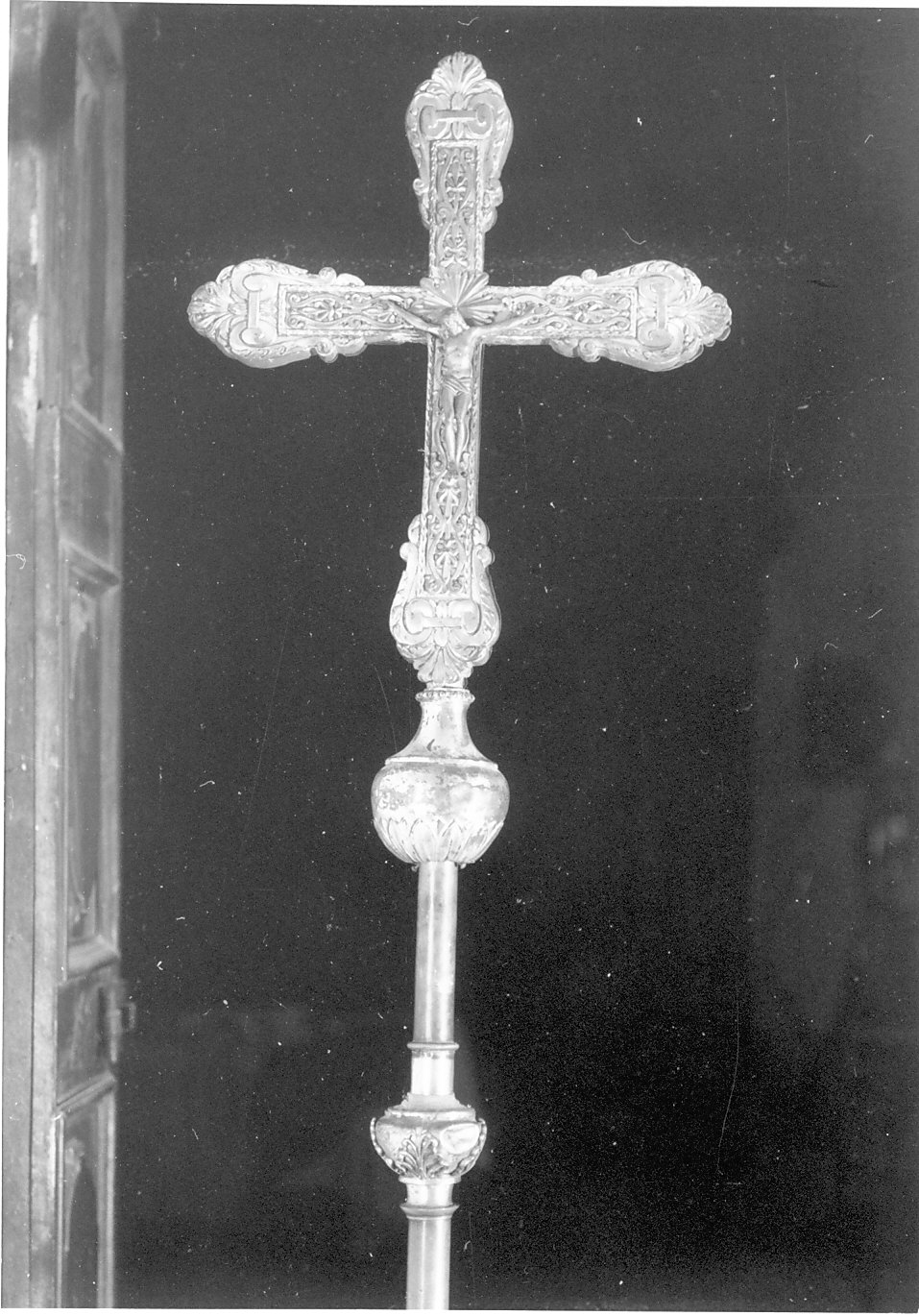 croce processionale, opera isolata - bottega italiana (sec. XIX)