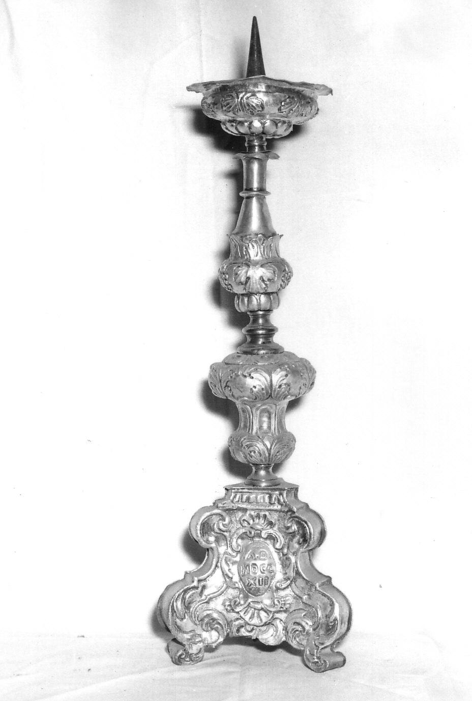 candeliere, serie - bottega lombarda (sec. XVIII)