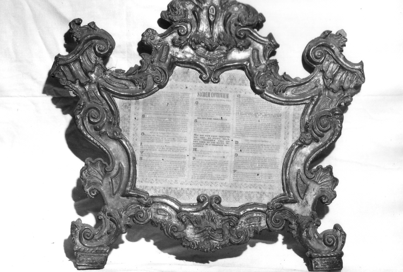 cartagloria, opera isolata - bottega lombarda (sec. XVIII)