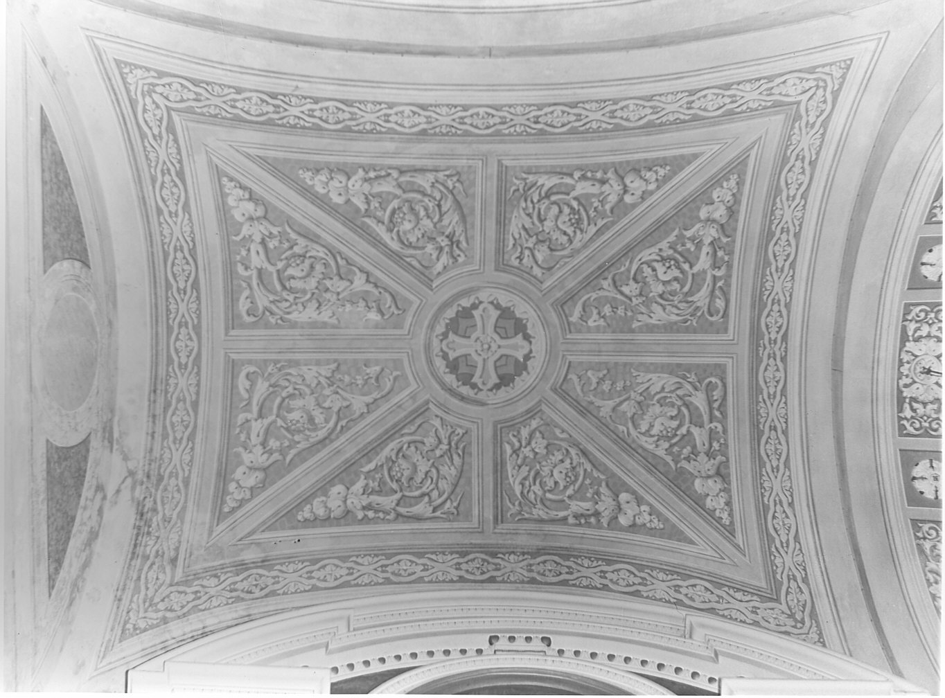 soffitto dipinto - ambito lombardo (sec. XX)