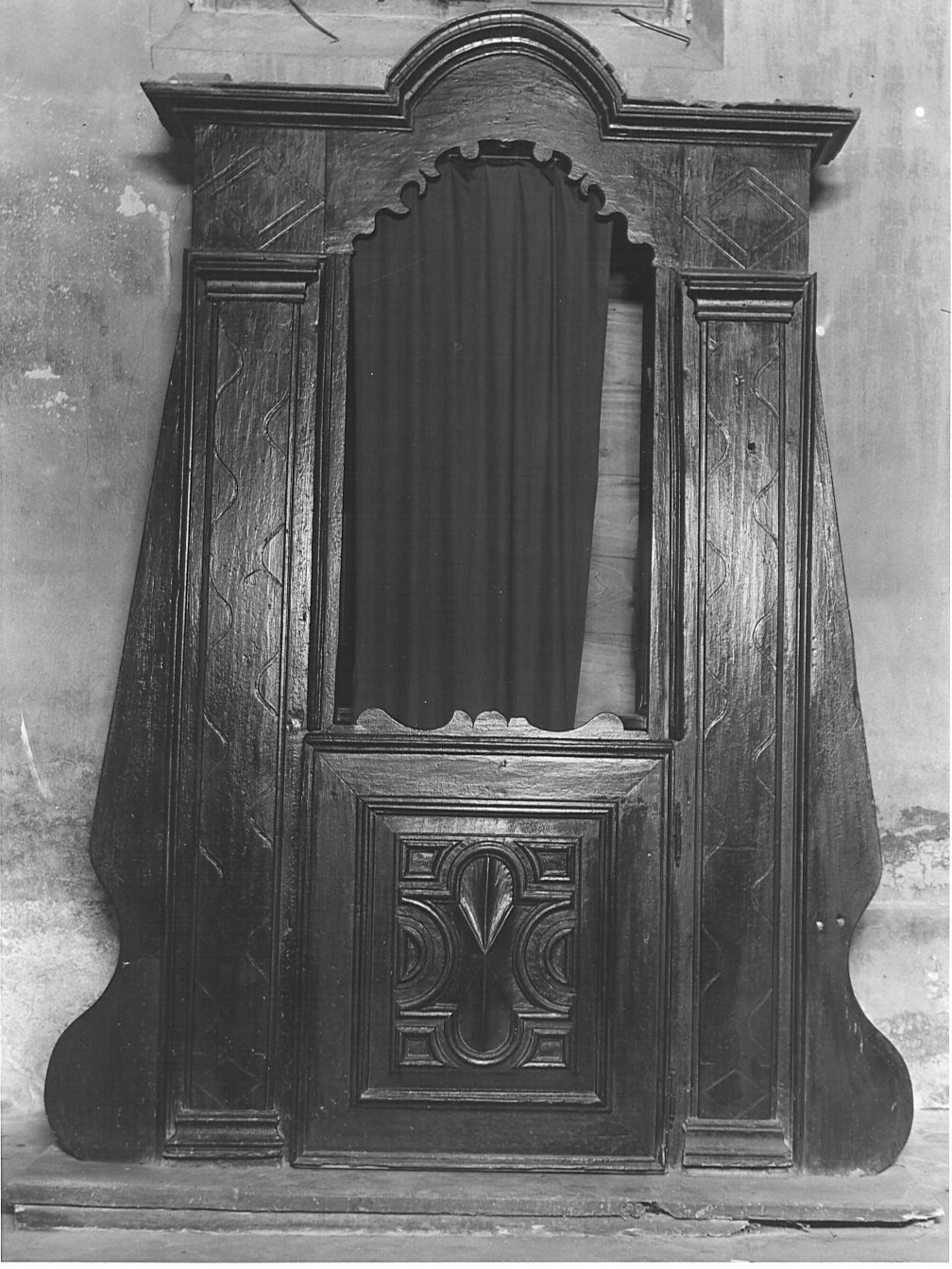 confessionale - bottega lombarda (fine sec. XVIII)