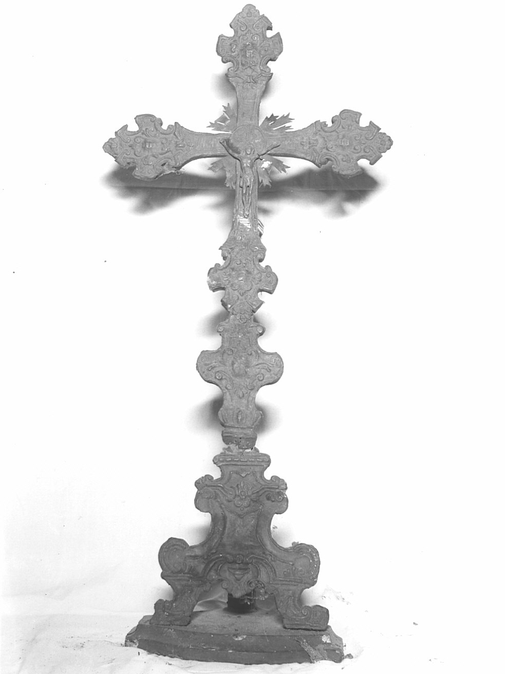 croce d'altare - bottega lombarda (secc. XVIII/ XIX)