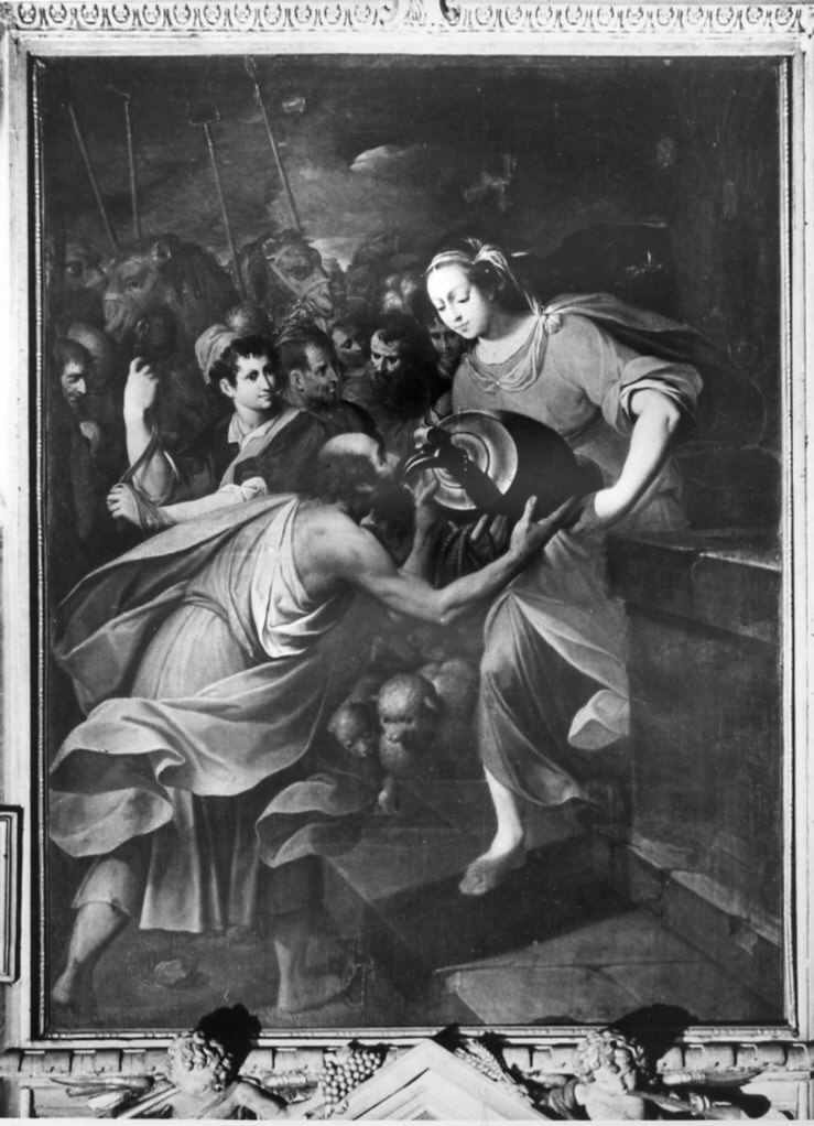 Rebecca offre da bere a Eliezer (dipinto, opera isolata) di Procaccini Camillo (primo quarto sec. XVII)