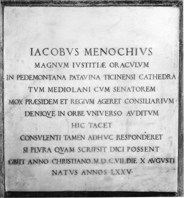 lapide, opera isolata - bottega lombarda (sec. XVII)