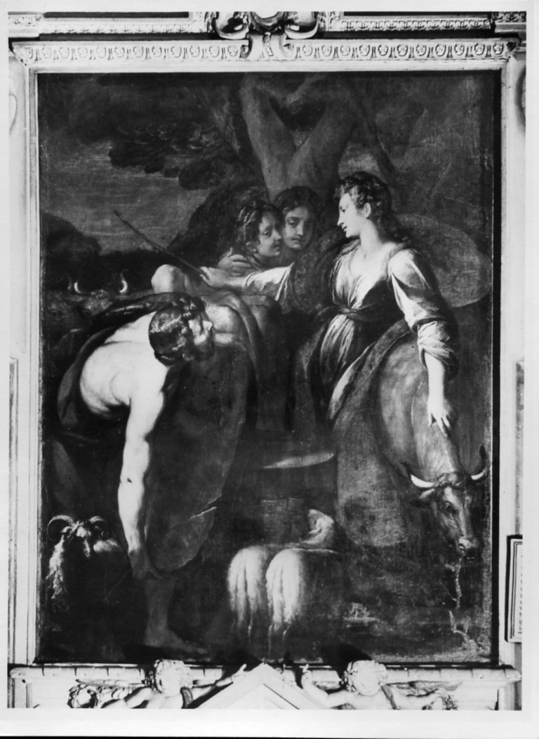 Rachele e Giacobbe (dipinto, opera isolata) di Procaccini Giulio Cesare (primo quarto sec. XVII)