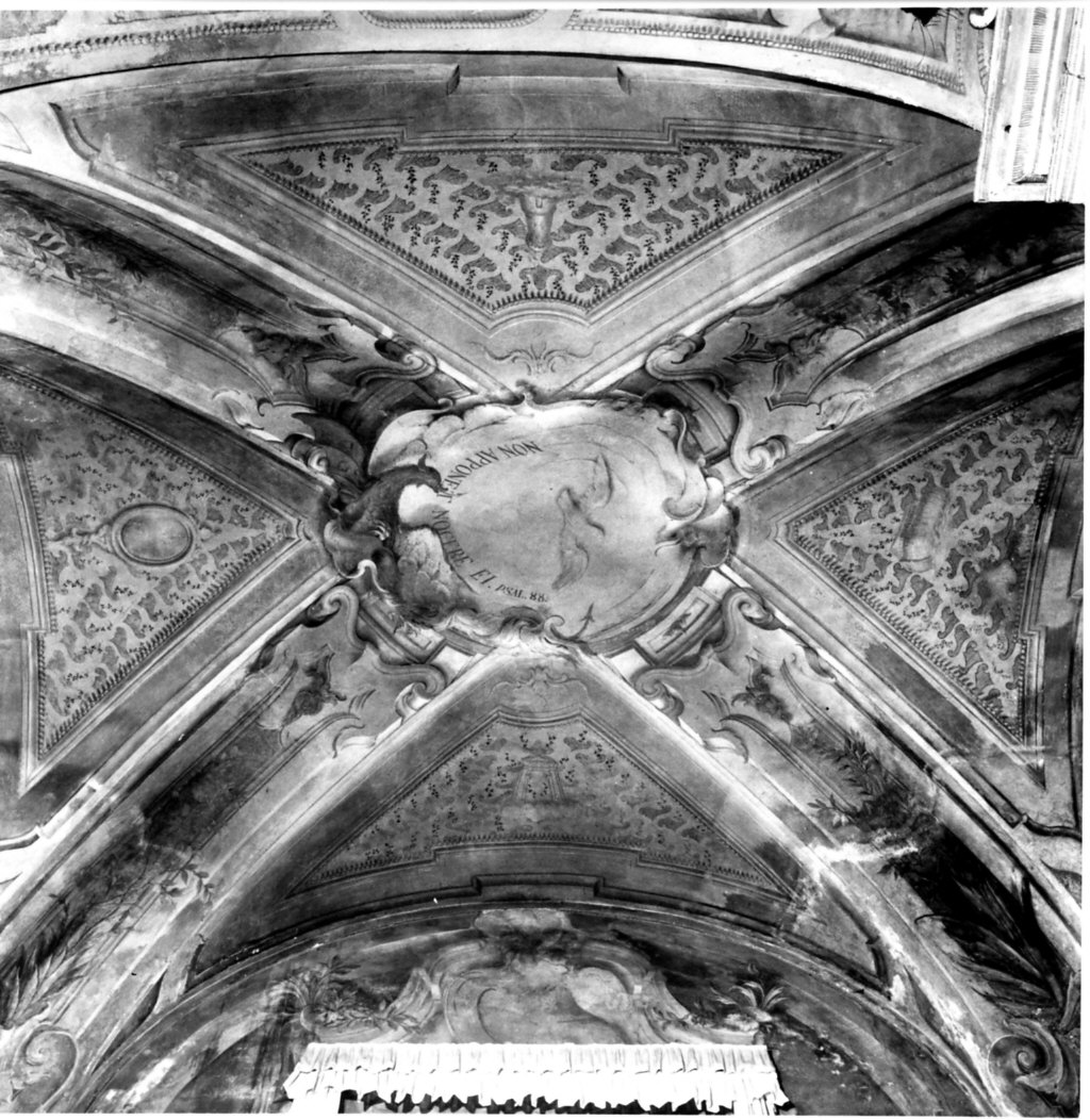 architettura illusionistica (dipinto murale, ciclo) di Longone Giovanni Battista (attribuito) (metà sec. XVIII)