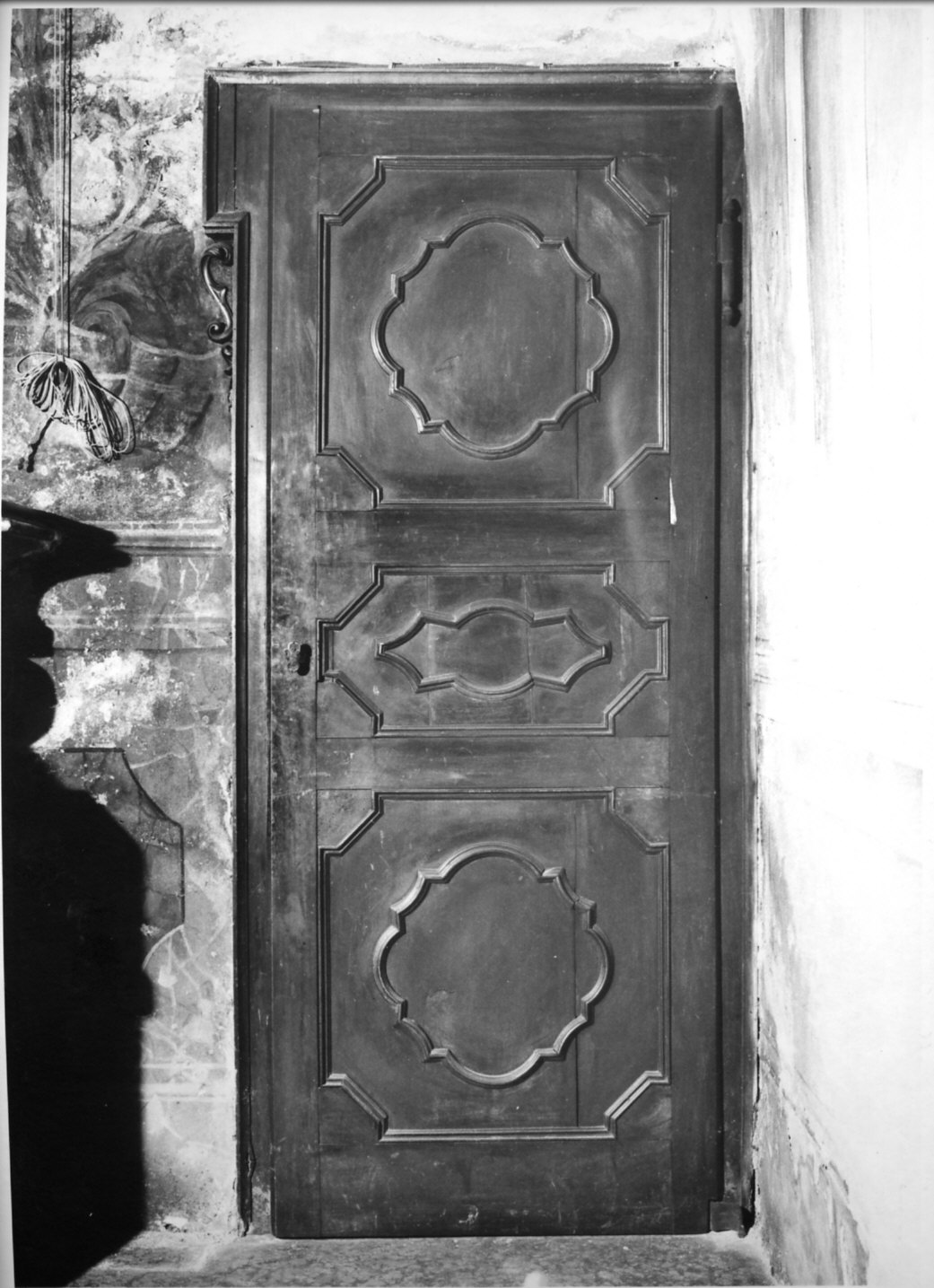 porta - ad un battente, serie - bottega lombarda (sec. XVIII)