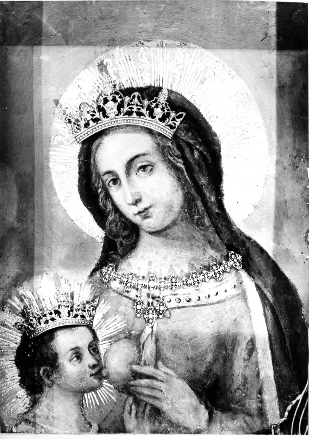 Madonna del Latte (dipinto, opera isolata) - ambito lombardo (sec. XV)