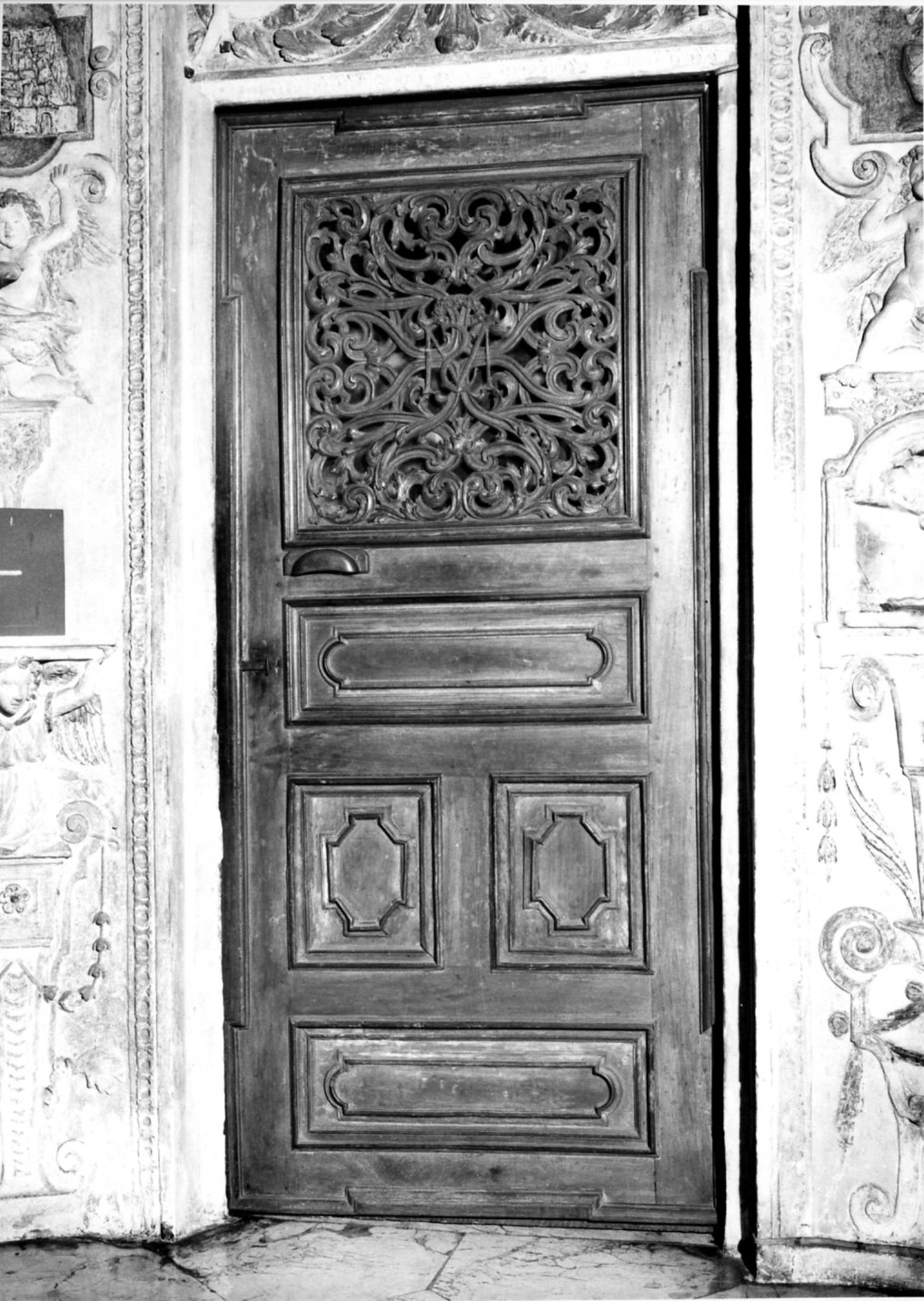 porta - ad un battente, coppia - bottega lombarda (sec. XVII)